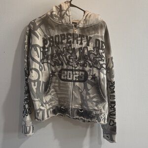 Language "Waiting on the Bus" Hoodie size Medium